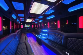 New Braunfels Limousine Bus Interior