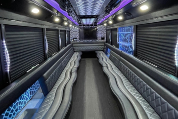 New Braunfels Party Bus Interior