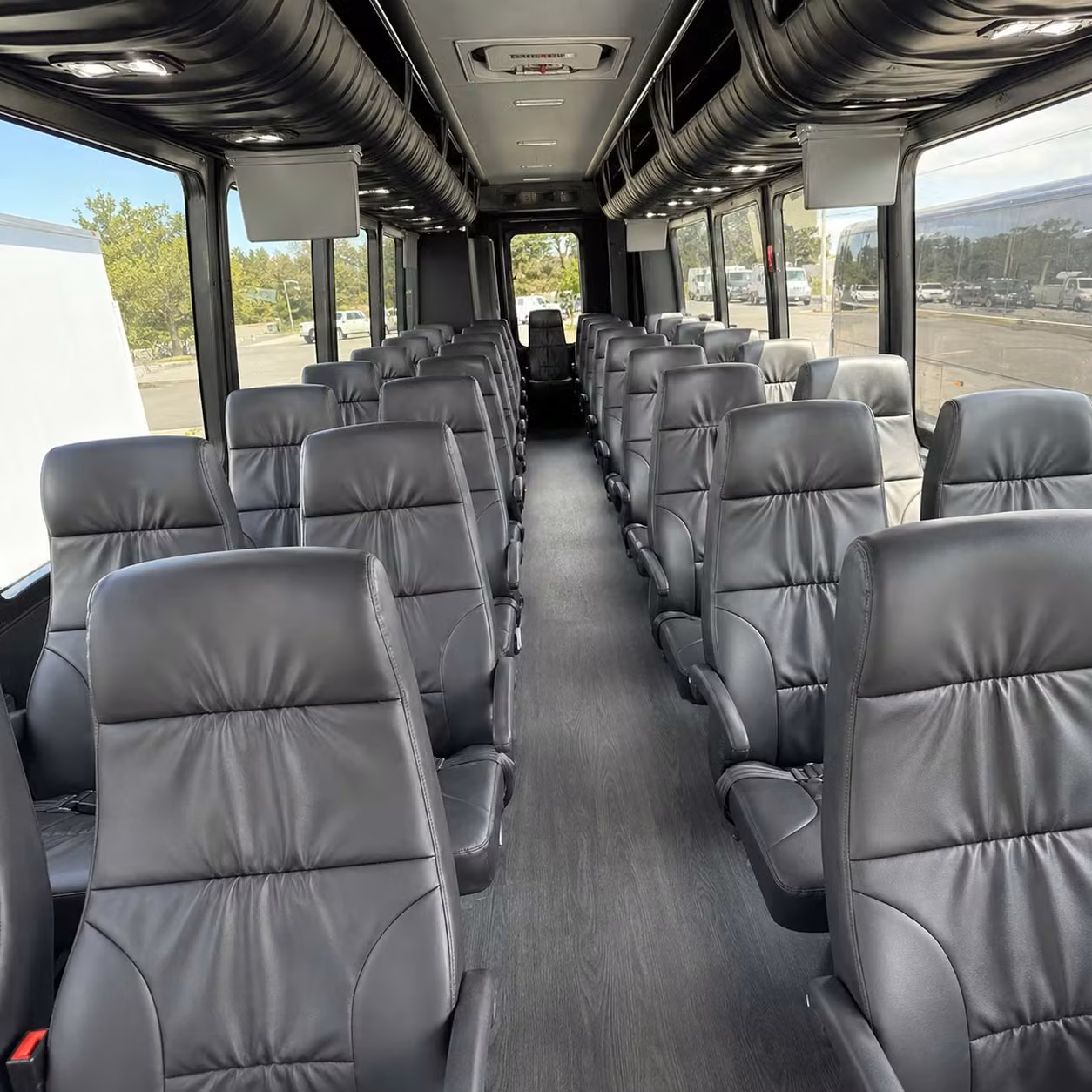 28 passenger minibus inside