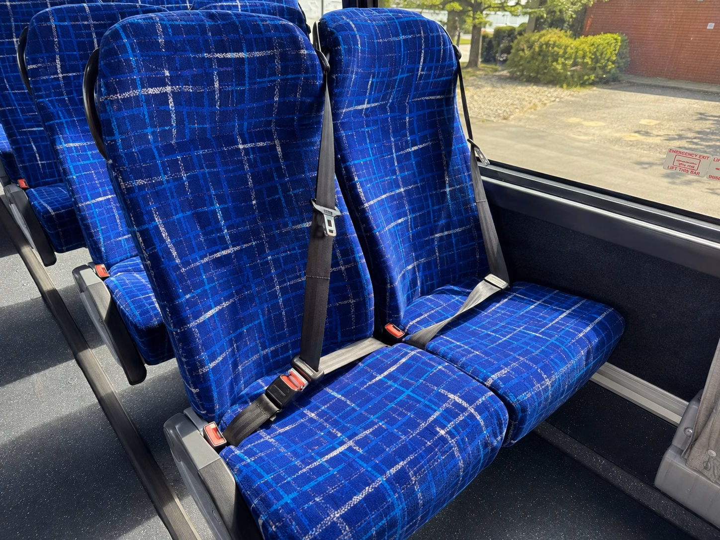 56 passenger charter bus interior