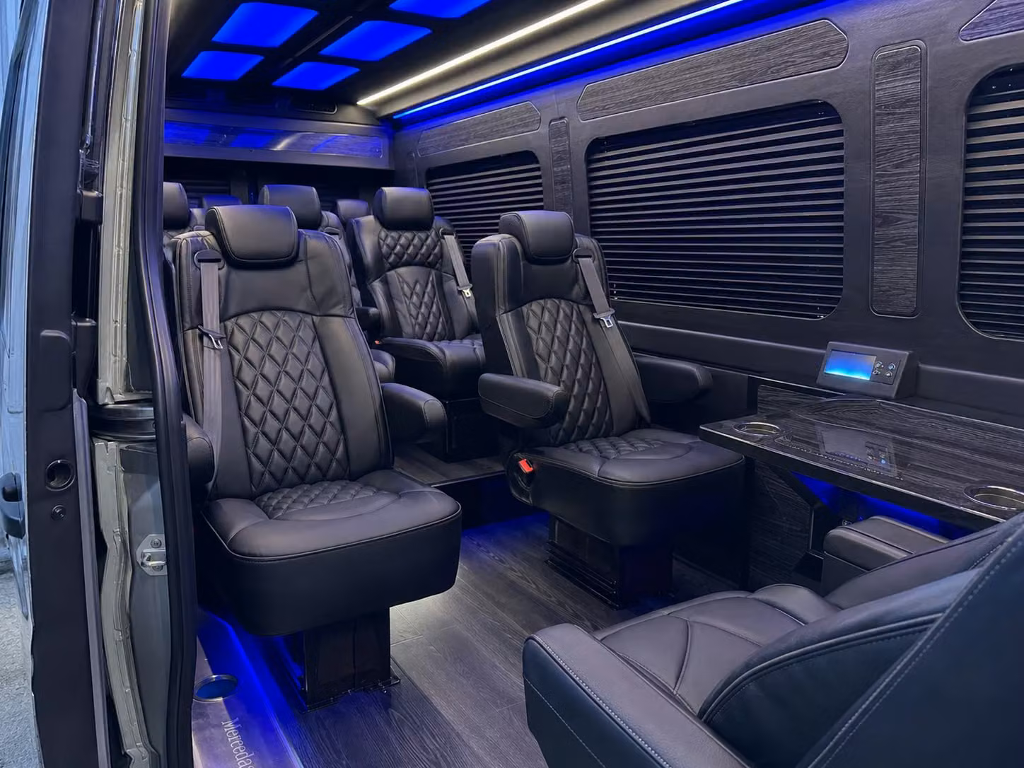 sprinter van transportation for groups and events across new braunfels